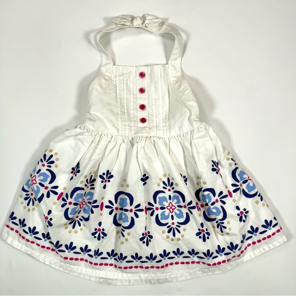 GYMBOREE Baby Girls' Desert Dreams Line Medallion Floral Halter Dress Size 6-12M
